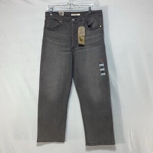 NWT Levi's Charcoal Ribcage ankle Straight Jeans size 14